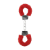 Наручники - Ouch! Beginner's Handcuffs Furry Red Наручники - Ouch! Beginner's Handcuffs Furry Red