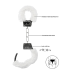 Наручники - Ouch! Beginner's Handcuffs Furry White Наручники - Ouch! Beginner's Handcuffs Furry White