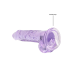 Фалоімітатор Realrock Dildo фіолетовий 19см Фалоімітатор Realrock Dildo фіолетовий 19см