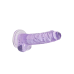 Фалоімітатор Realrock Dildo фіолетовий 19см Фалоімітатор Realrock Dildo фіолетовий 19см