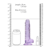 Фалоімітатор Realrock Dildo фіолетовий 19см Фалоімітатор Realrock Dildo фіолетовий 19см
