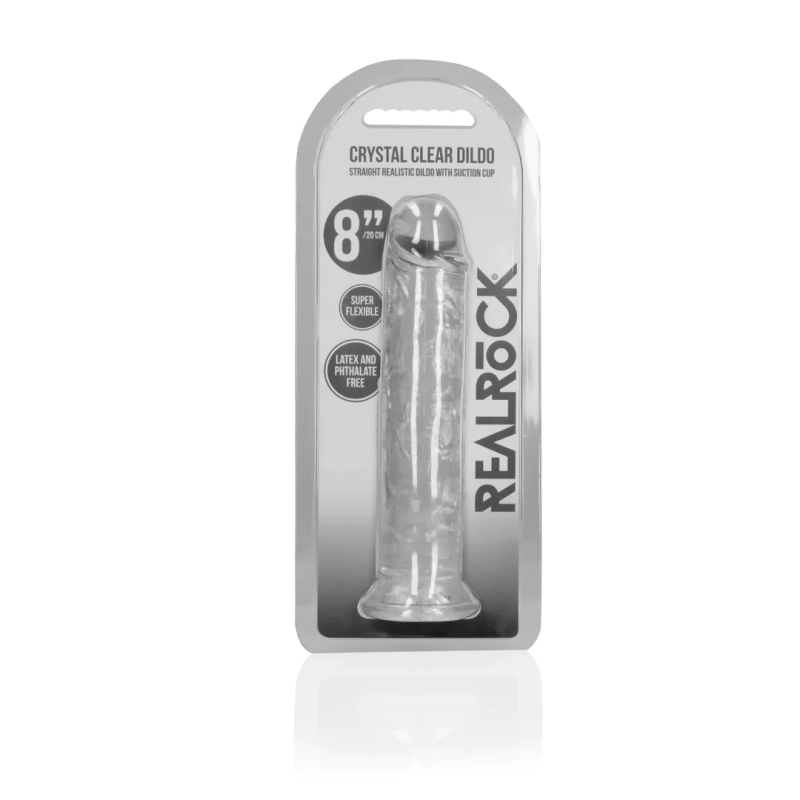 Фалоімітатор - Realrock Dildo 8" Transparent