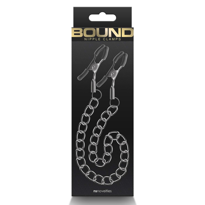 Затискачі для сосків - Bound Nipple Clamps Dc2 Gunmetal