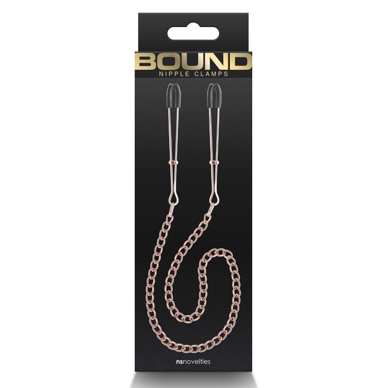 Затискачі для сосків - Bound Nipple Clamps Dc3 Rose Gold