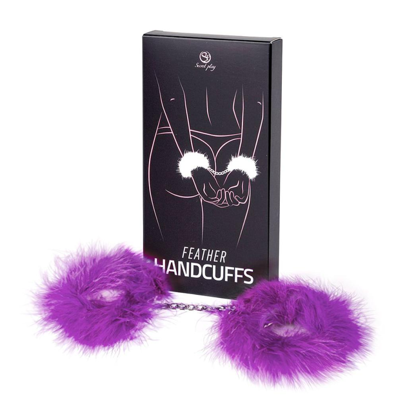 Наручники - Secret Play Feather Handcuffs Purple Наручники - Secret Play Feather Handcuffs Purple