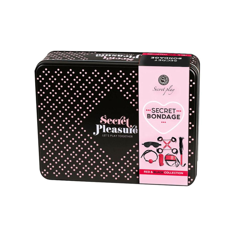 Набір БДСМ - Secret Play Secret Pleasure Red & Black Collection Bondage Kit Набір БДСМ - Secret Play Secret Pleasure Red & Black Collection Bondage Kit