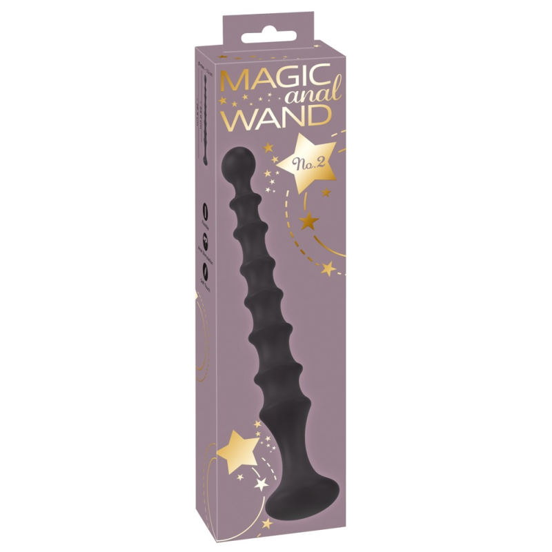 Чорний анальний стимулятор Magic Anal Wand No.2 Чорний анальний стимулятор Magic Anal Wand No.2