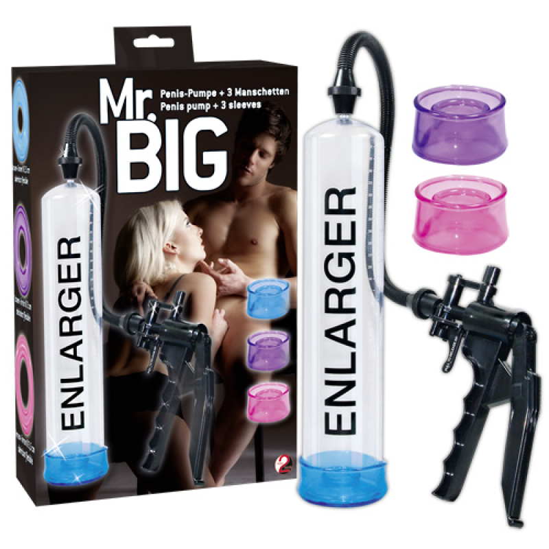 Чоловіча помпа Mr. Big 3 Sleeve System прозора