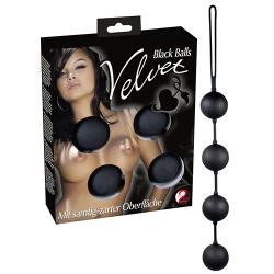 Вагінальні кульки Velvet Black Balls чорні Вагінальні кульки Velvet Black Balls чорні