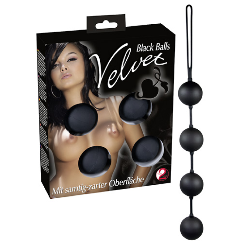 Вагінальні кульки Velvet Black Balls чорні
