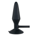 Анальна пробка True Black Silikon Pump Plug