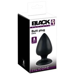 Чорна анальна пробка Black Velvets Butt Plug Extra від Orion