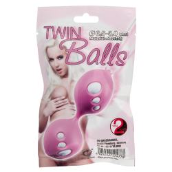 Вагінальні кульки Twin Balls рожеві