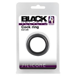 Ерекційне кільце Black Velvets чорне Ерекційне кільце Black Velvets чорне