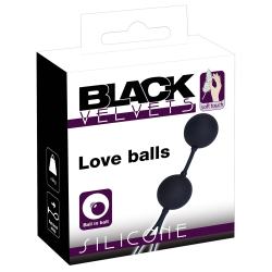Вагінальні кульки Black Velvets Love Balls чорні