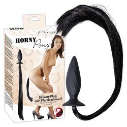 Анальна пробка - Horny Pony Whip Plug