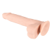 Фалоімітатор з мошонкою Nature Skin Medium Bendable тілесний