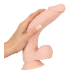 Фалоімітатор з мошонкою Nature Skin Medium Bendable тілесний