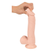 Фалоімітатор з мошонкою Nature Skin Medium Bendable тілесний
