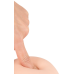 Фалоімітатор з мошонкою Nature Skin Medium Bendable тілесний