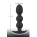 Анальна пробка - Black Velvets Heavy Beads, 145 г