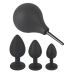 Набір анальних пробок Black Velvets Anal Kit чорний Набір анальних пробок Black Velvets Anal Kit чорний