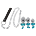 Набір анальних пробок і повідець - Butt Plug Set with a Leash