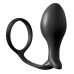 Анальна пробка з ерекційним кільцем - AFC Ass-Gasm CockRing Advanced Plug