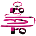 Набір БДСМ - Fetish Fantasy Series Pink Passion Bondage Kit Набір БДСМ - Fetish Fantasy Series Pink Passion Bondage Kit