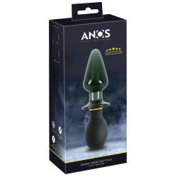 Анальний стимулятор - ANOS Double-Ended Butt Plug With Vibration