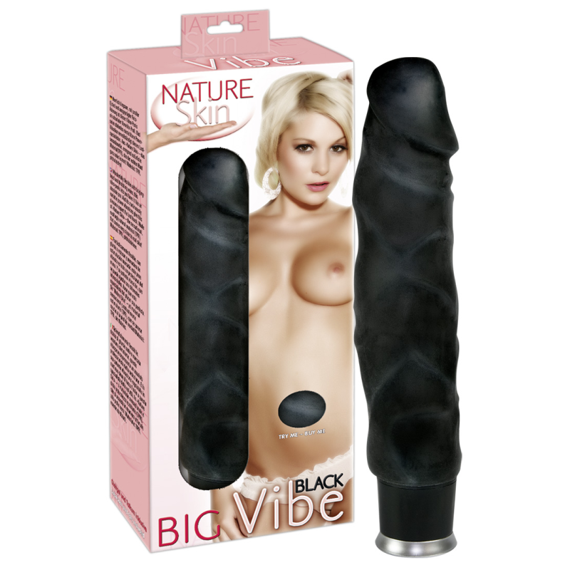Вібратор - Nature Skin Big Vibe Black
