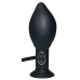 Анальна пробка - True Black Vibrating Anal Plug