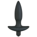 Чорна анальна пробка Black Velvet Vibrating Plug Small з вібрацією