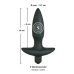 Чорна анальна пробка Black Velvet Vibrating Plug Small з вібрацією