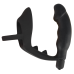 Ерекційне кільце з анальною пробкою - Black Velvets Ring & Vibro Plug