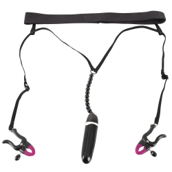 Затискачі для клітора - Bad Kitty Spreader String with