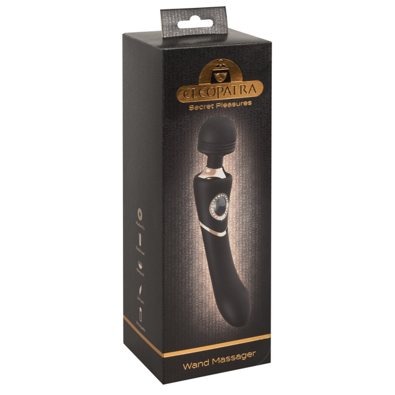 Вібромасажер Cleopatra Wand Massager чорний