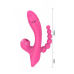 Вібратор - Erospace Sweet Play Sucking Vibrator With Anal Beads A3