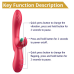 Вібратор - Erospace Sweet Play G-Spot & Critoral Flappinng Vibrator A16