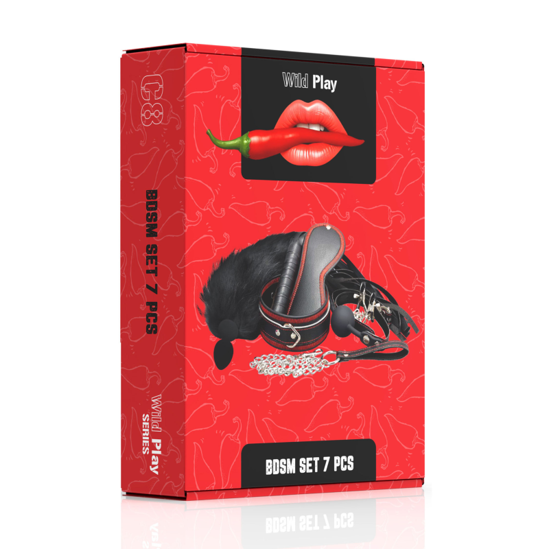 Набір БДСМ - Erospace Wild Play BDSM Set 7 pcs C8 Набір БДСМ - Erospace Wild Play BDSM Set 7 pcs C8
