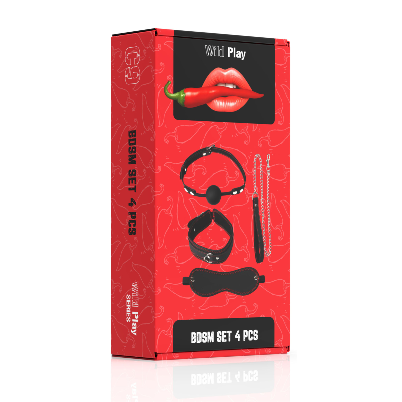 Набір БДСМ - Erospace Wild Play BDSM Set 4 pcs C9 Набір БДСМ - Erospace Wild Play BDSM Set 4 pcs C9