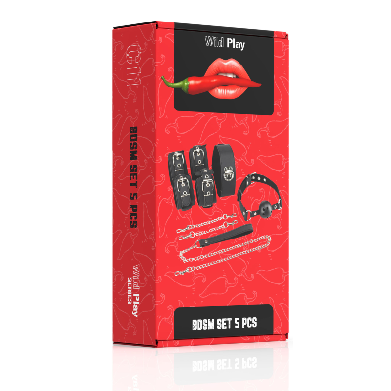 Набір БДСМ - Erospace Wild Play BDSM Set 5 pcs C11 Набір БДСМ - Erospace Wild Play BDSM Set 5 pcs C11