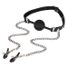Набір БДСМ - Erospace Wild Play Mouth Gag With Nipple Clamps C15 Набір БДСМ - Erospace Wild Play Mouth Gag With Nipple Clamps C15