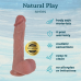 Фалоімітатор - Erospace Natural Play Silicone Dildo D5, 22 см