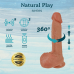 Вібратор - Erospace Natural Play Thrusting Dildo with Swing Motion and Heating D6, 22 см