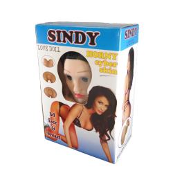 Надувна секс лялька з вібрацією - Sindy 3D