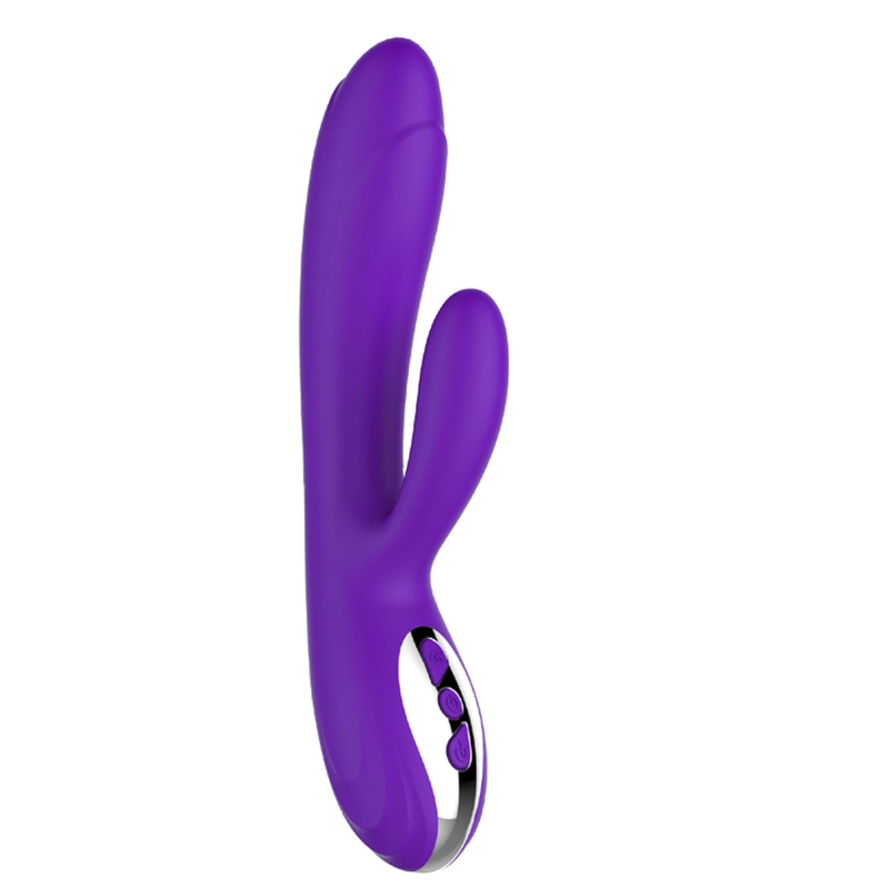 Вібратор Joker Heating Double Vibrating Massage Stick фіолетовий