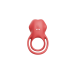 Ерекційне віброкільце Dual Ring Tongue Vibe червоне Ерекційне віброкільце Dual Ring Tongue Vibe червоне