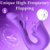 Вібратор фіолетовий Tongue Flap Dual Vibe