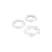 Набір ерекційних кілець Triple C-Ring Set прозорий Набір ерекційних кілець Triple C-Ring Set прозорий